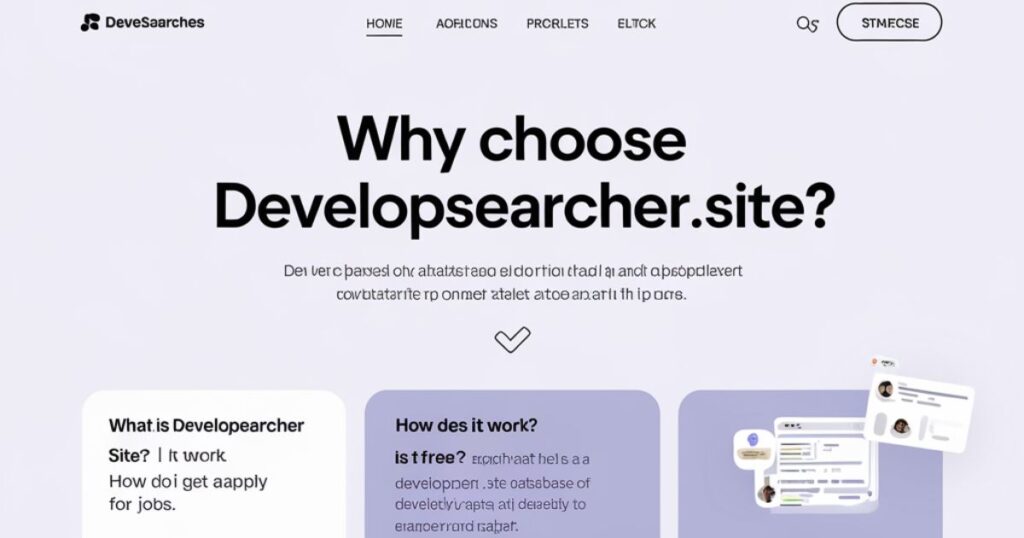 Why Choose Developsearcher.site?