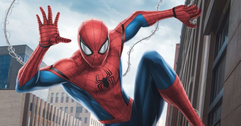 How do I make Spiderman's poses look dynamic?