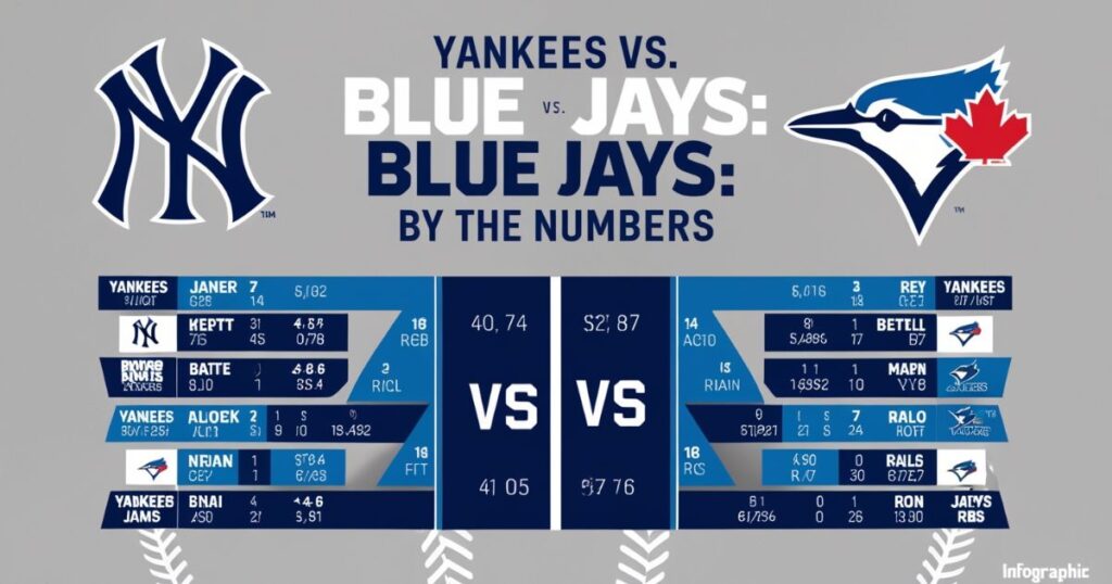 Key Player Stats in Yankees vs. Blue Jays Matchups