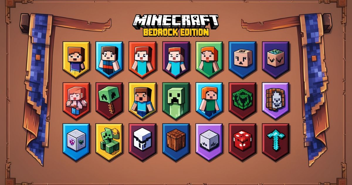 Minecraft: Bedrock Edition Icons and Banners Overview