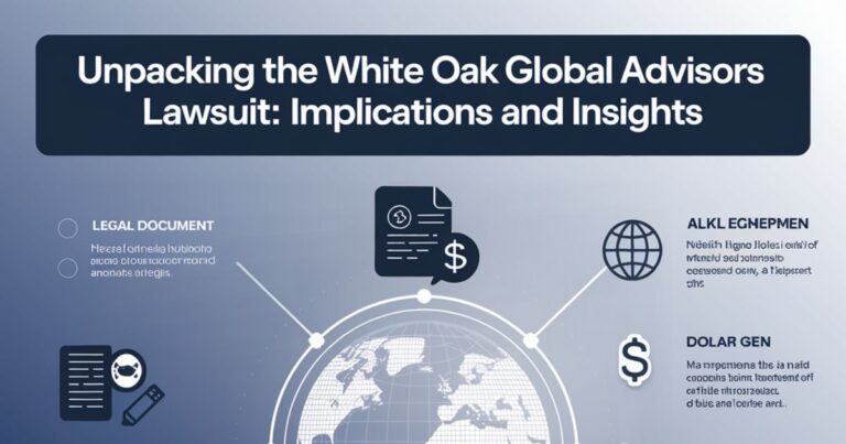 Unpacking the White Oak Global Advisors Lawsuit: Implications and Insights