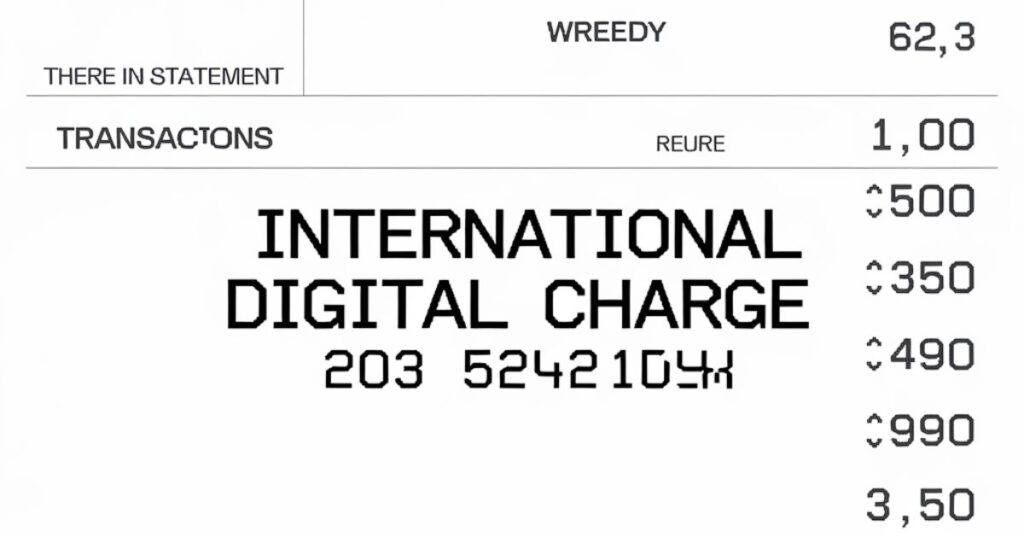 Why Did the Int l Digital Charge Appear on Bank Statements?