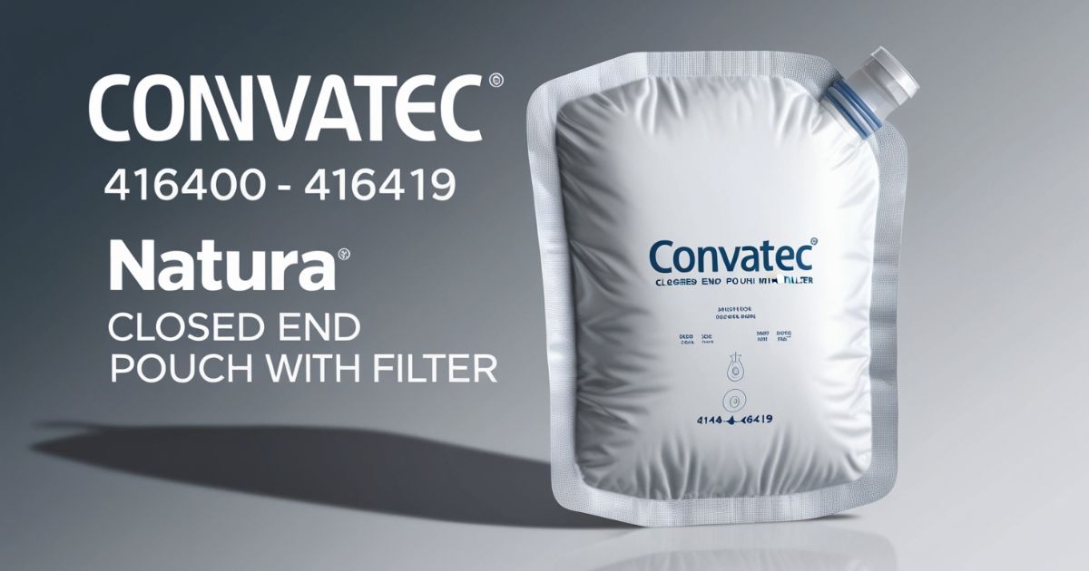 Convatec From: 416400 to: 416419 – Natura Closed End Pouch With Filter