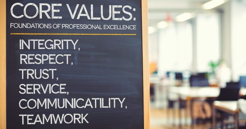 Core Values: Foundations of Professional Excellence