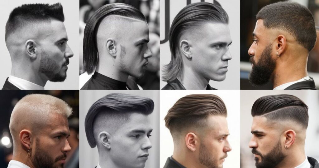 Different Variations of The Fade Mullet Haircut